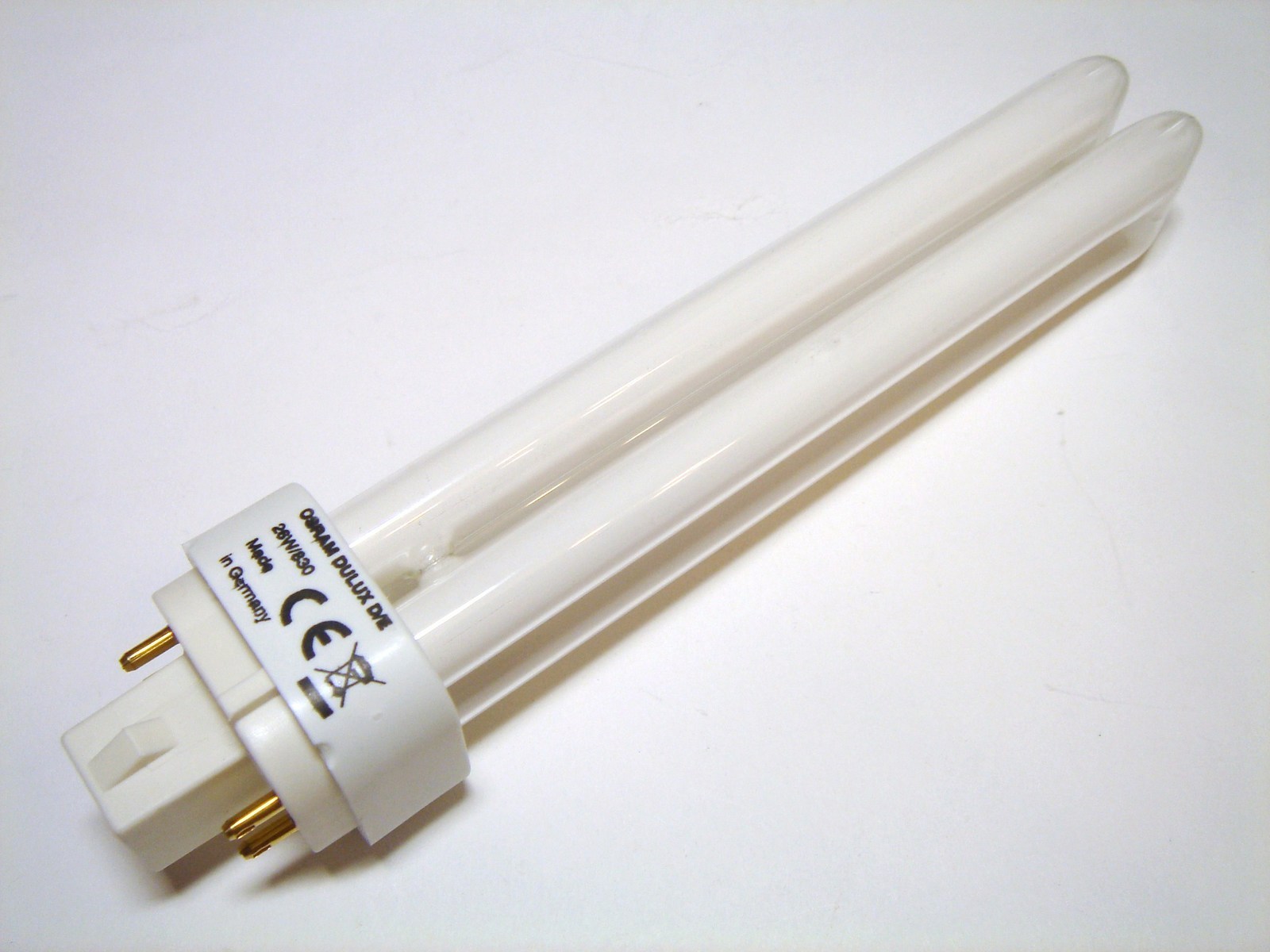 Лампа люминесцентная Osram Dulux d/e 840, g24q-3, t11, 26вт