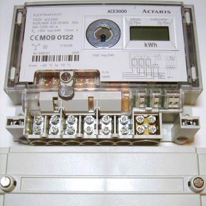  
	Электросчётчик 3-фазный 2-тарифный 5-100A, ACE3000, Actaris 
