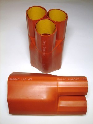  
	Термоусадочная перчатка 3-жильная 3x(240-300мм²), SABO45, 3x110/45, Ensto 
