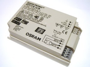  
	Электронный дроссель 1x18 Вт, Osram, Quicktronic® QTP-T/E 1x18/220-240, 181701 

