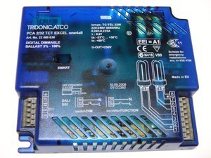  
	Elektrooniline drossel 2 x 32 W, Tridonic Atco, PCA 2/32 TCT Excel one4all, 22088638 
