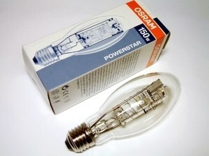  
	Металлогалогенная лампа 150 Вт, Powerstar HQI-E 150W/NDL/CL, Osram, 64680 
