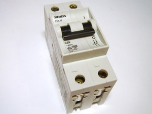  
	Модульный автоматический выключатель 2-фазный, C 25A, Siemens, 5SX2 225-7 
