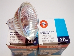  
	Галогенная лампа 20Вт, 12B, 38°, Osram Decostar 51, 41860 WFL, 012629 
