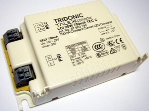  
	Elektrooniline  LED  trafo LCI 20W 700mA TEC C, 13-29V, Tridonic, 87500190 
