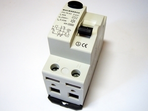  
	Aвтомат тока утечки 1-фазный 40 A, 30мA(0,03A), Malmbergs, JVL19-63, 2169792 
