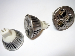  
	LED lamp 3W, 12V 
