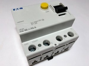  
	Aвтомат тока утечки 3-фазный 40 A,  300мA(0,3A) , Eaton, PFIM-40/4/03-A-MW, 235441 
