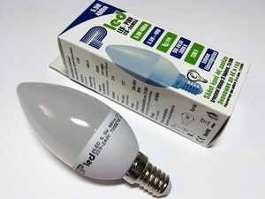  
	LED lamp 5,5W=40W, E14, Pled, C37, Pluvo 
