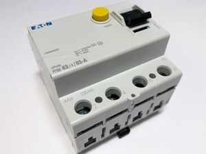  
	Aвтомат тока утечки 3-фазный 63 A,  300мA(0,3A) , Eaton, PFIM-63/4/03-A-MW, 235445 
