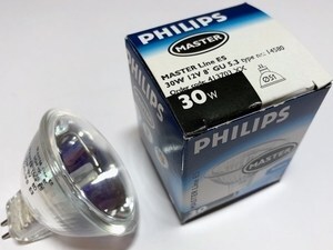  
	Галогенная лампа 30Вт, 12B, 8°, Master Line ES, Philips, 413703 
