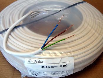 <p>
	Медный кабель 3 G 1,5 мм², XPJ, Draka</p>
