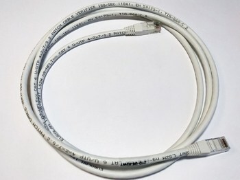 <p>
	Компьютерный кабель Cat 6, 2 метра с разъемами RJ45, Eurolan, 21D-U6-02WT, LSZH</p>

