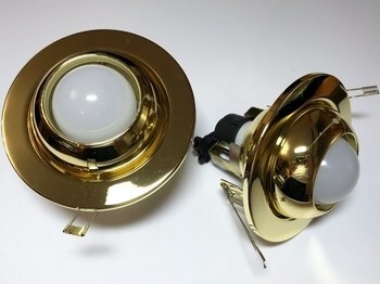 <p>
	Светодиодный светильник 10 Вт, OMS, 4045, цвет золото</p>
