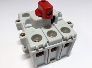 <p>
	Модульный поворотный выключатель 3-фазный 160A, VKA 3125N, Katko</p>
