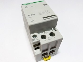 <p>
	Модульный контактор 2-фазный 63A(43кВт), CT, Schneider Electric, 15971</p>
