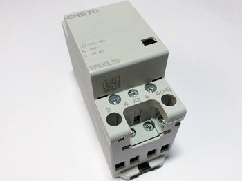 <p>
	Модульный контактор 3-фазный 25A(17кВт), VPKK5.03, Ensto, 191234</p>
